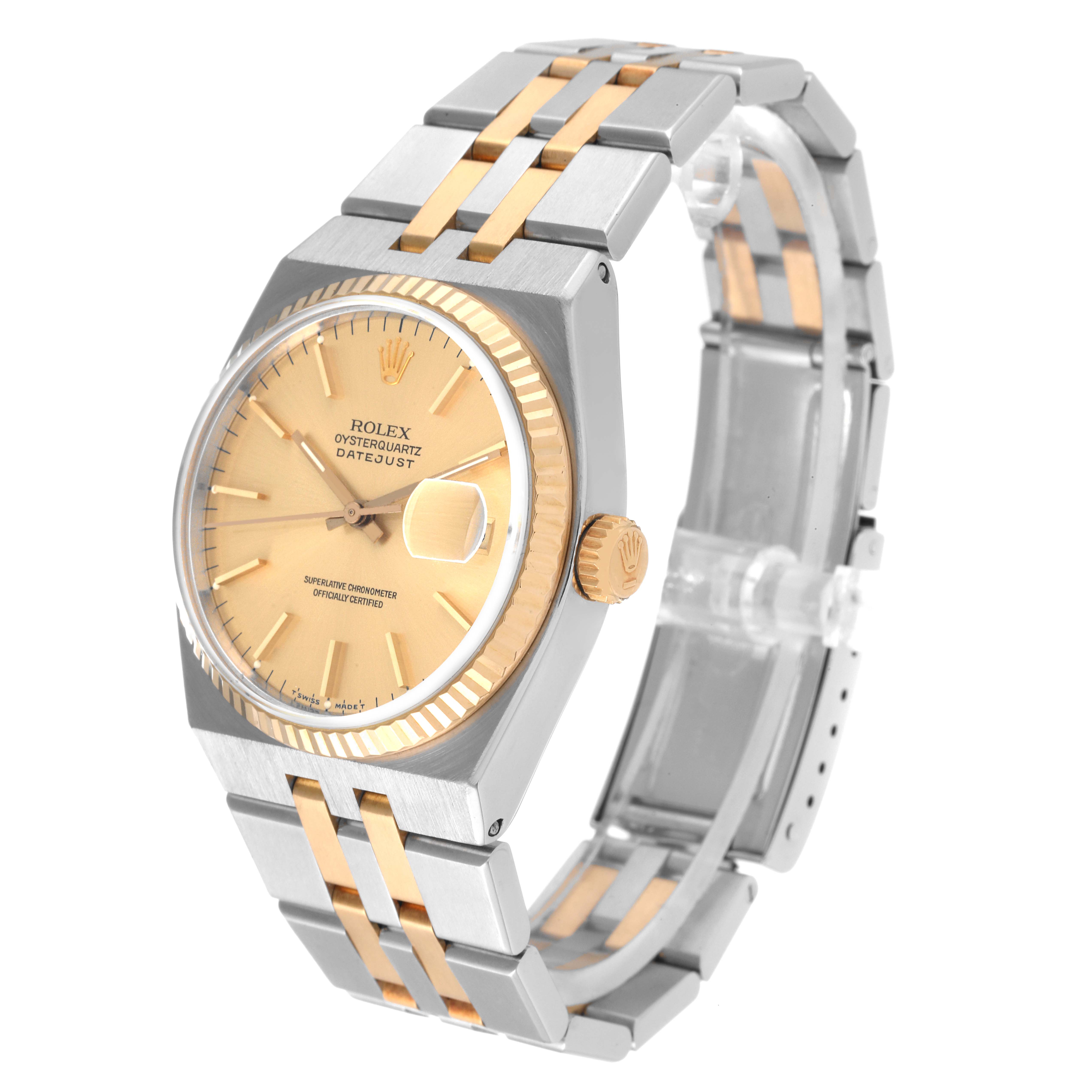 Rolex Oysterquartz Steel And Gold Two Tone Stock