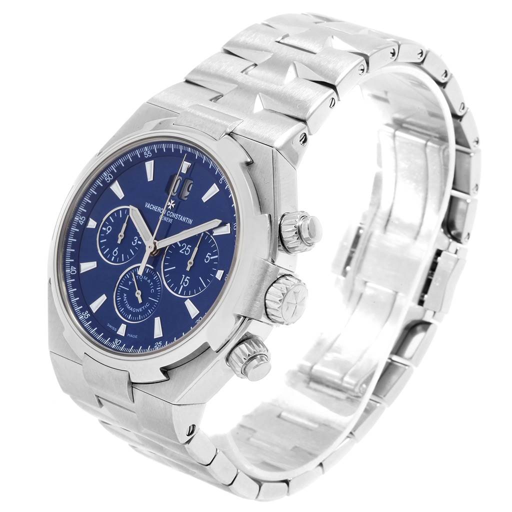 Vacheron Constantin Overseas Chronograph Blue Dial Mens Watch 49150