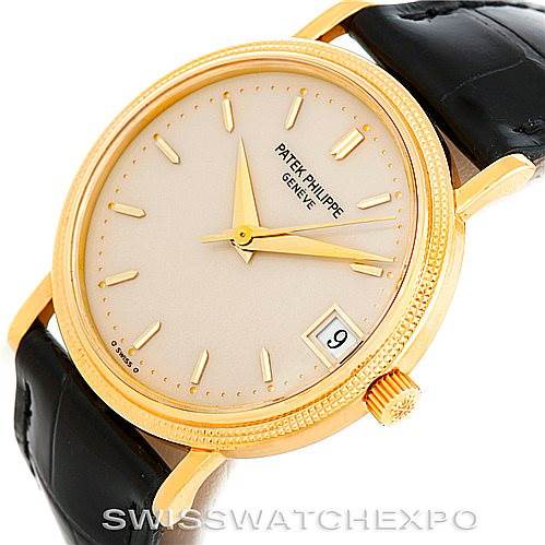 Patek Philippe Calatrava Yellow Gold Stock Swisswatchexpo