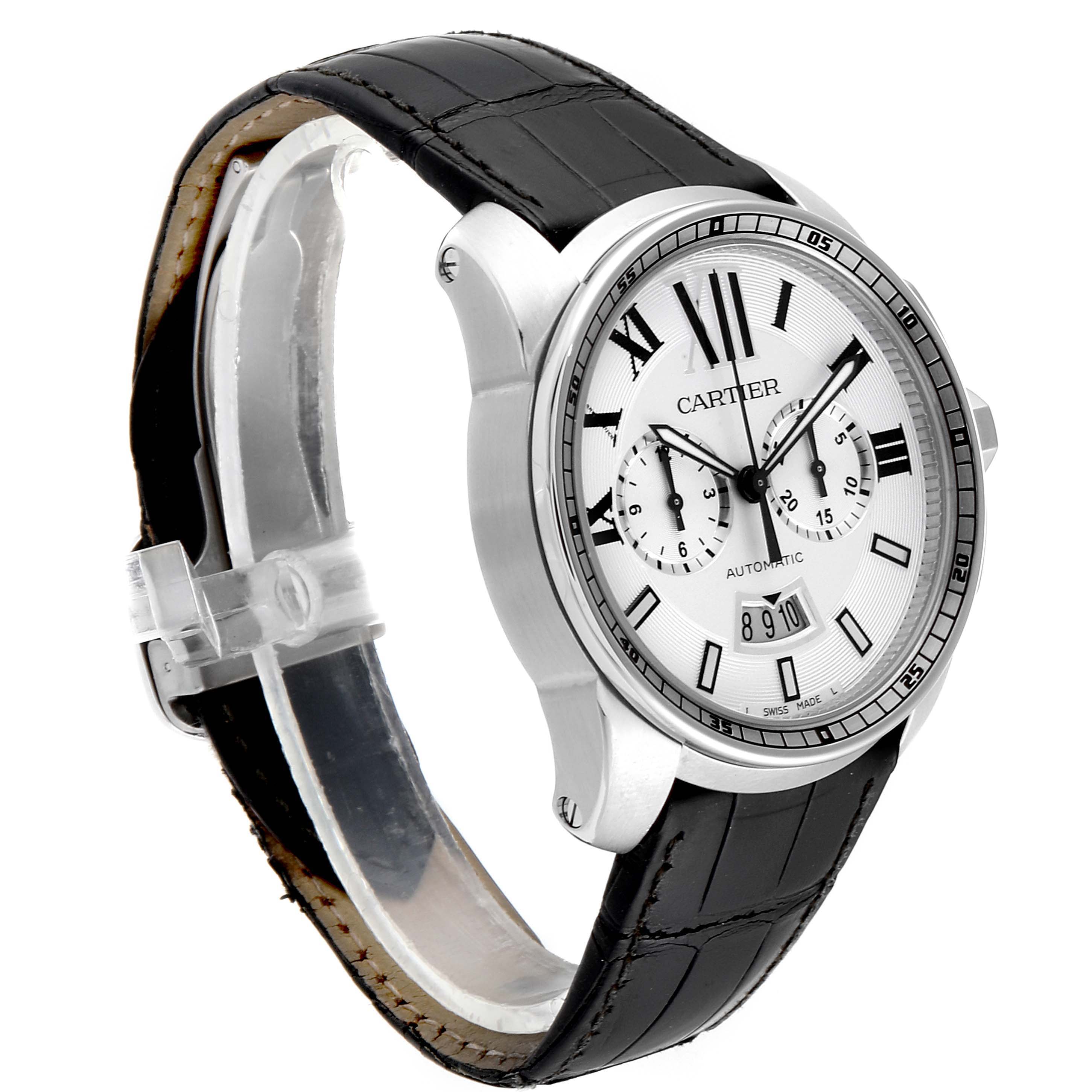 Cartier Calibre De Cartier Stainless Steel W7100046 Stock 27211