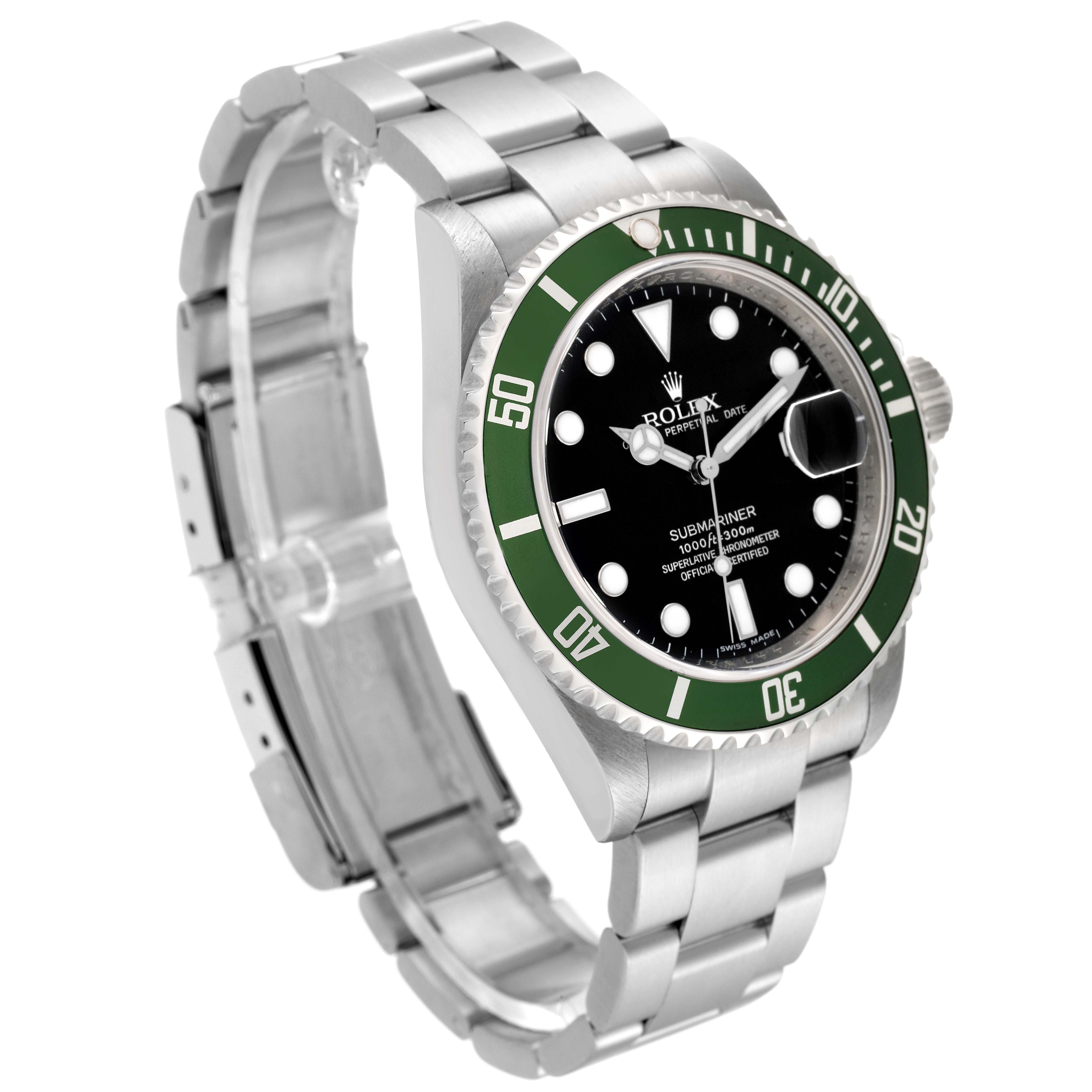 Rolex Submariner Stainless Steel 16610LV Stock 51595 SwissWatchExpo