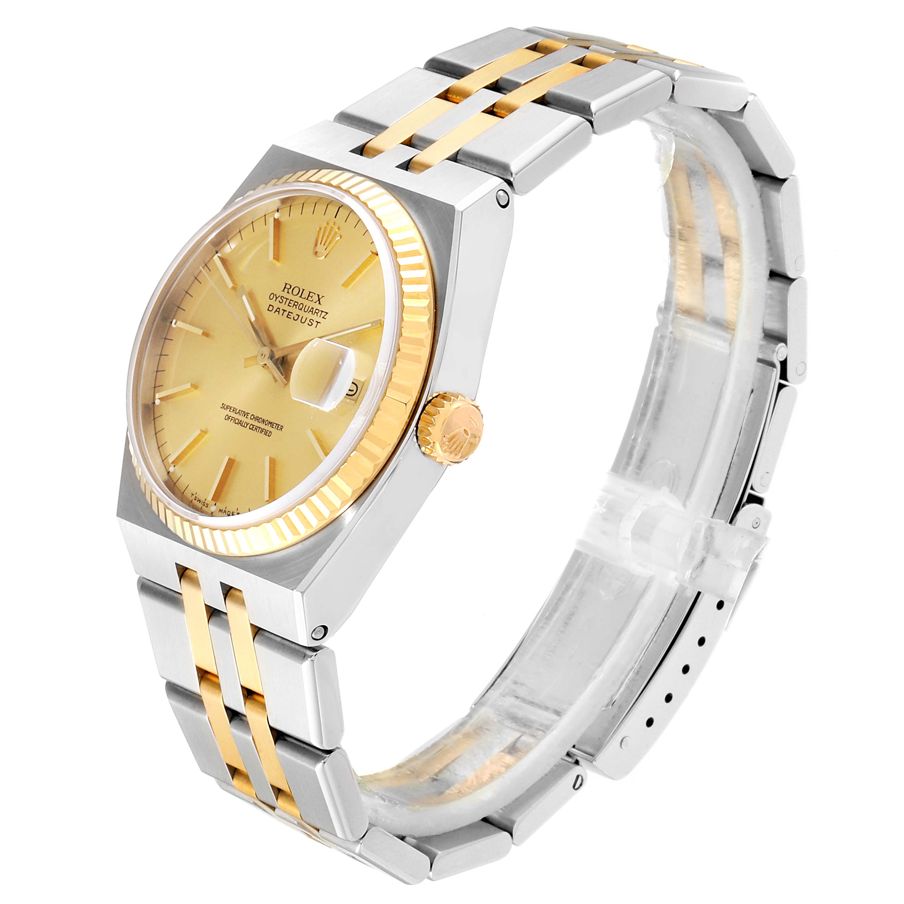 Rolex Oysterquartz Steel And Gold Two Tone Stock