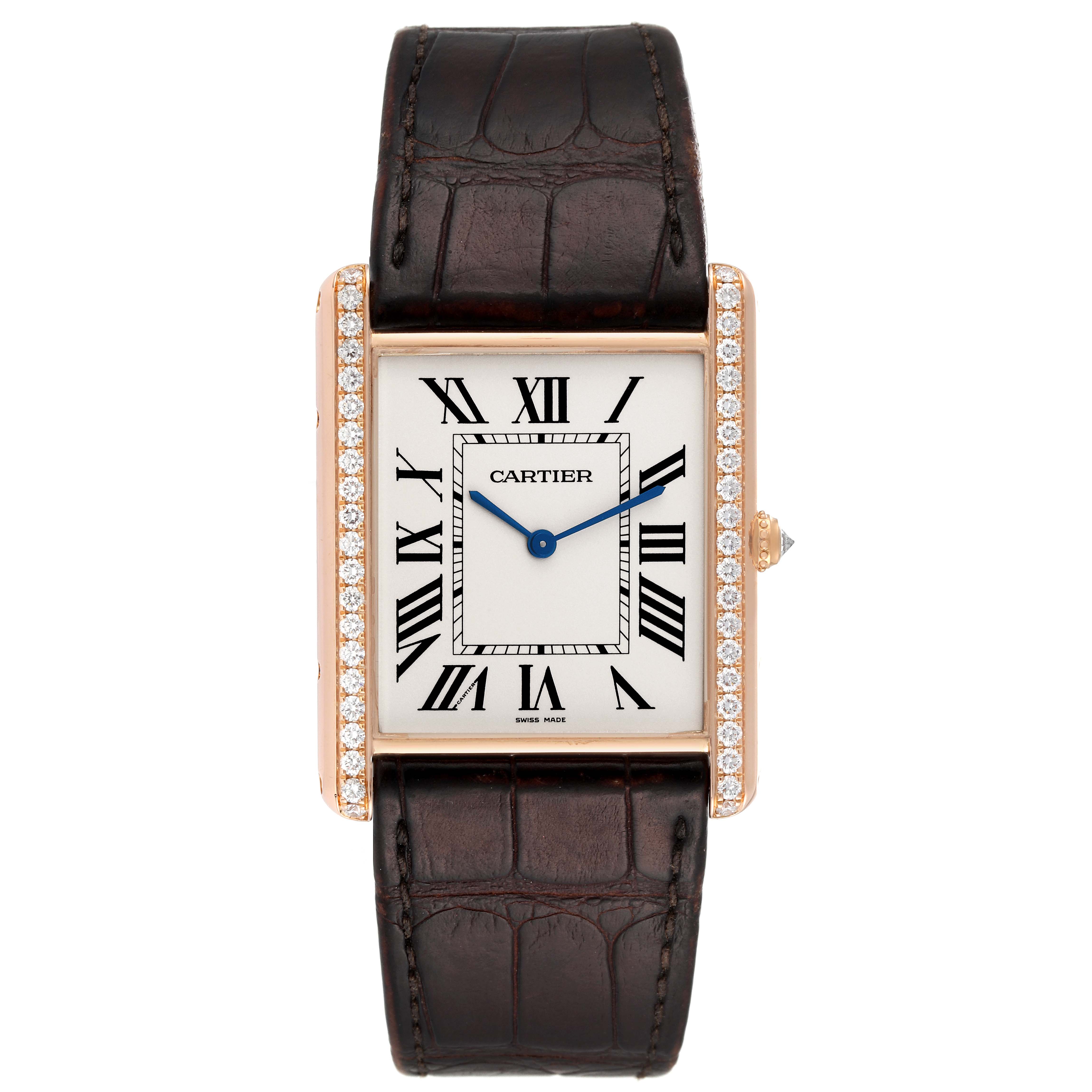 Cartier Tank Louis Rose Gold Wt Stock Swisswatchexpo