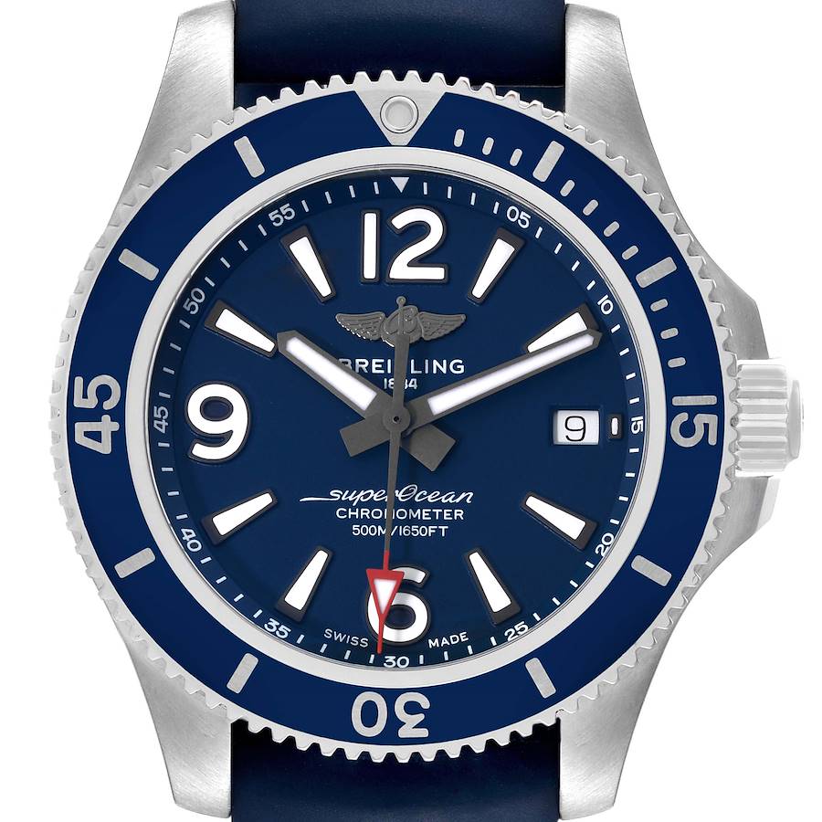 NOT FOR SALE Breitling Superocean 42 Blue Dial Steel Mens Watch A17366 Box Card PARTIAL PAYMENT SwissWatchExpo
