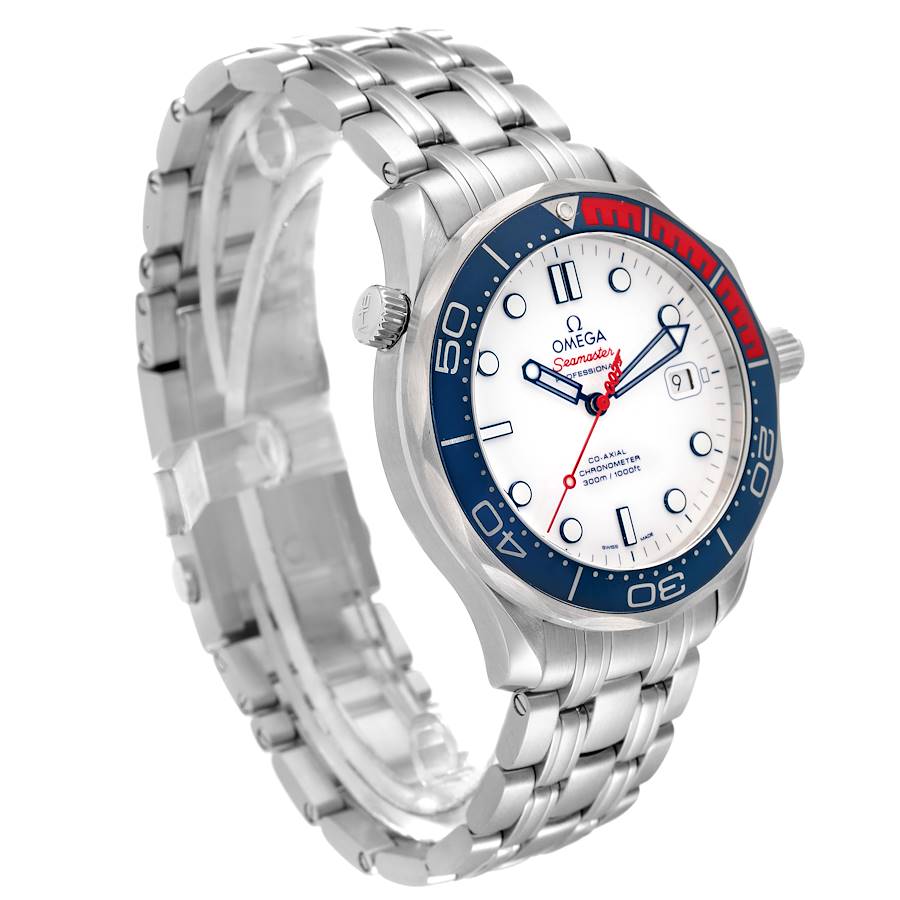 Omega Seamaster 300M James Bond Commander's Steel Limited Edition Mens  Watch 212.32.41.20.04.001 Box Card