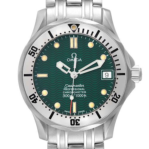 Photo of Omega Seamaster Jacques Mayol Limited Edition Midsize Mens Watch 2553.41.00 Box Card
