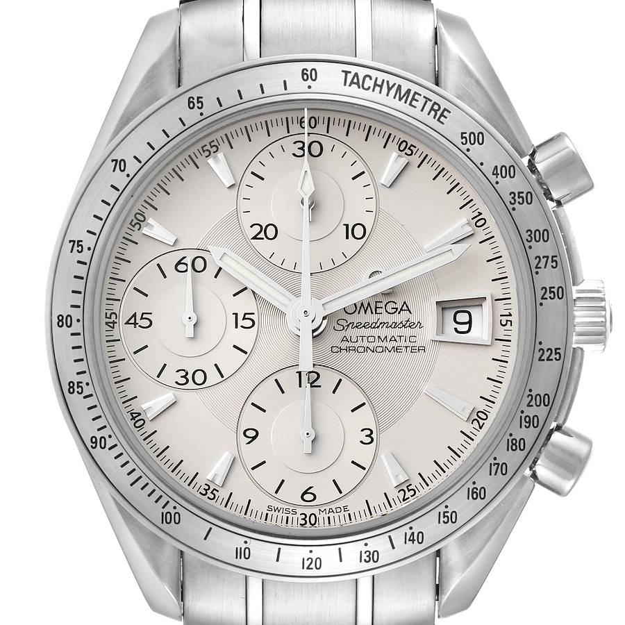 Omega Speedmaster Silver Dial Chronograph Mens Watch 3211.30.00 Box Card SwissWatchExpo