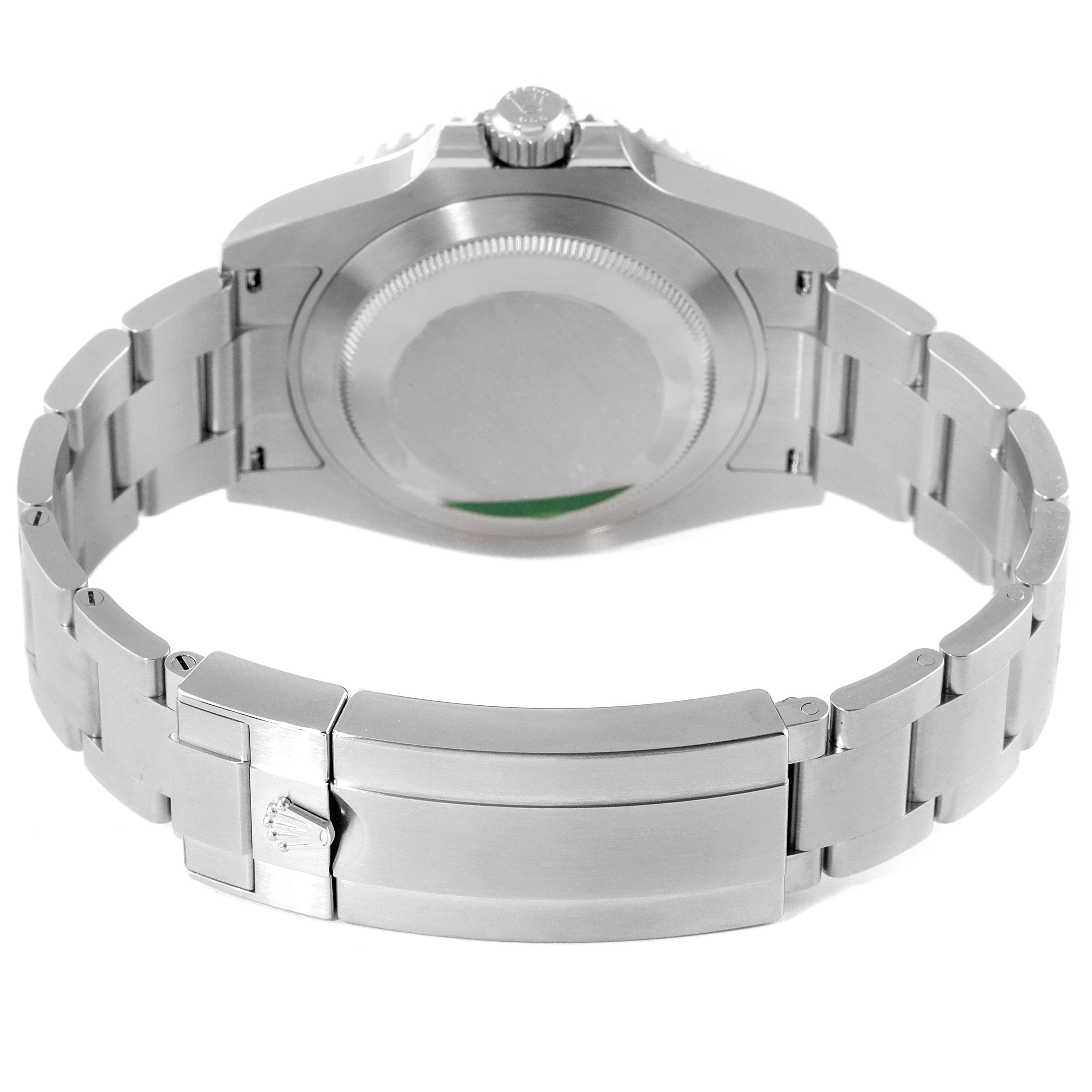 This image shows the back view of a Rolex Submariner 126610 Men's Stainless Steel Black Dial 126610 Men's Stainless Steel Black Dial watch, highlighting the case back and bracelet.