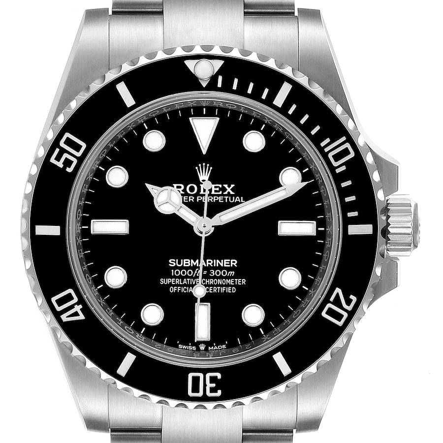 NOT FOR SALE Rolex Submariner Non-Date Ceramic Bezel Steel Mens Watch 124060 Unworn PARTIAL PAYMENT BOX ADDED SwissWatchExpo