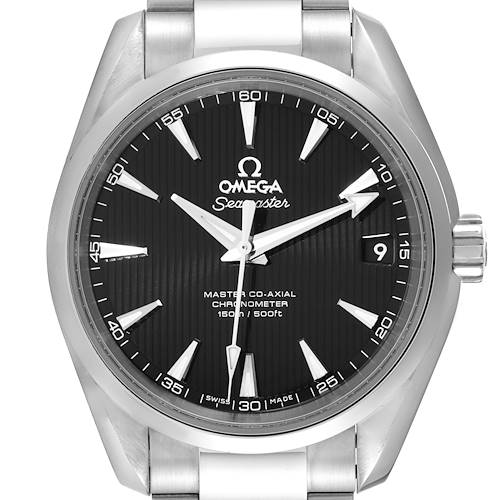 Photo of Omega Seamaster Aqua Terra Black Dial Watch 231.10.39.21.01.002 Box Card