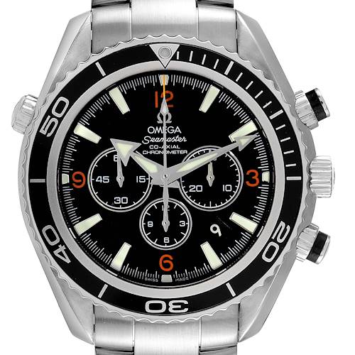 Photo of Omega Seamaster Planet Ocean 45 mm Steel Chrono Watch 2210.51.00 Card