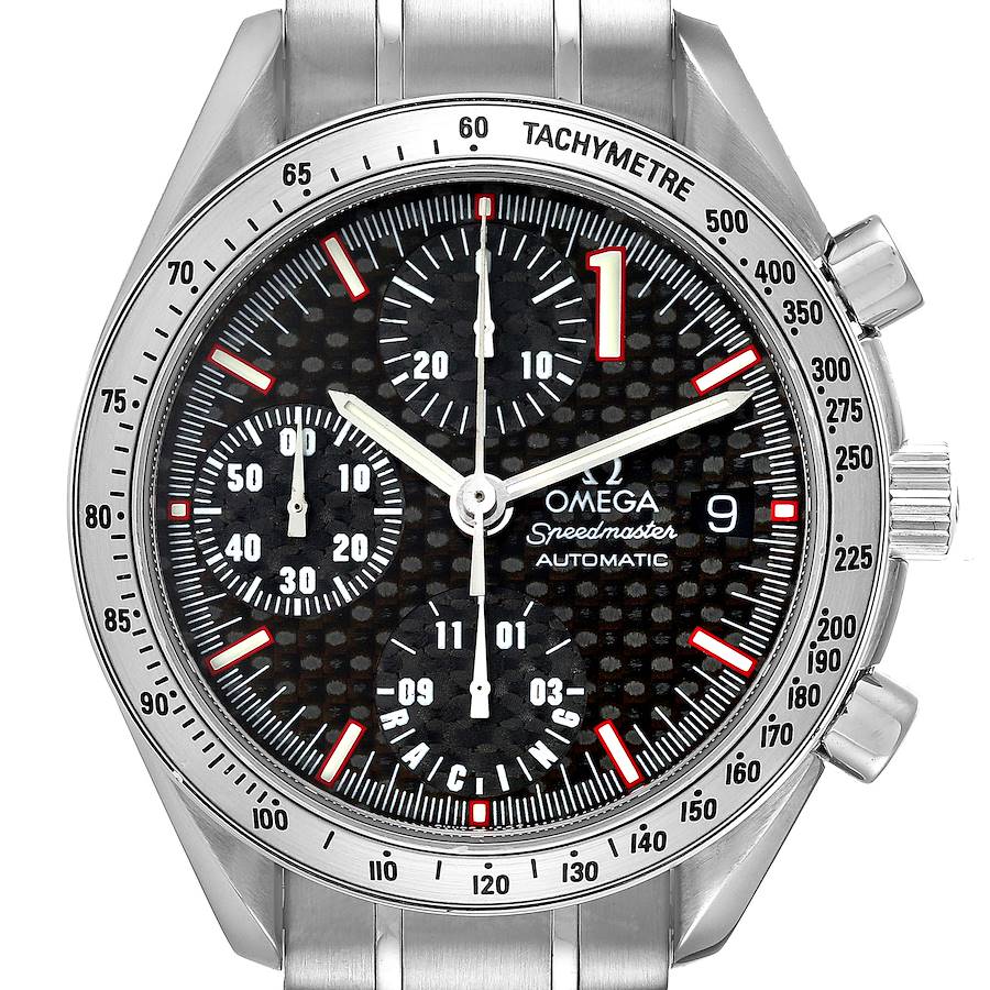 Omega Speedmaster Schumacher Racing Limited Edition Watch 3519.50.00 Box Papers SwissWatchExpo