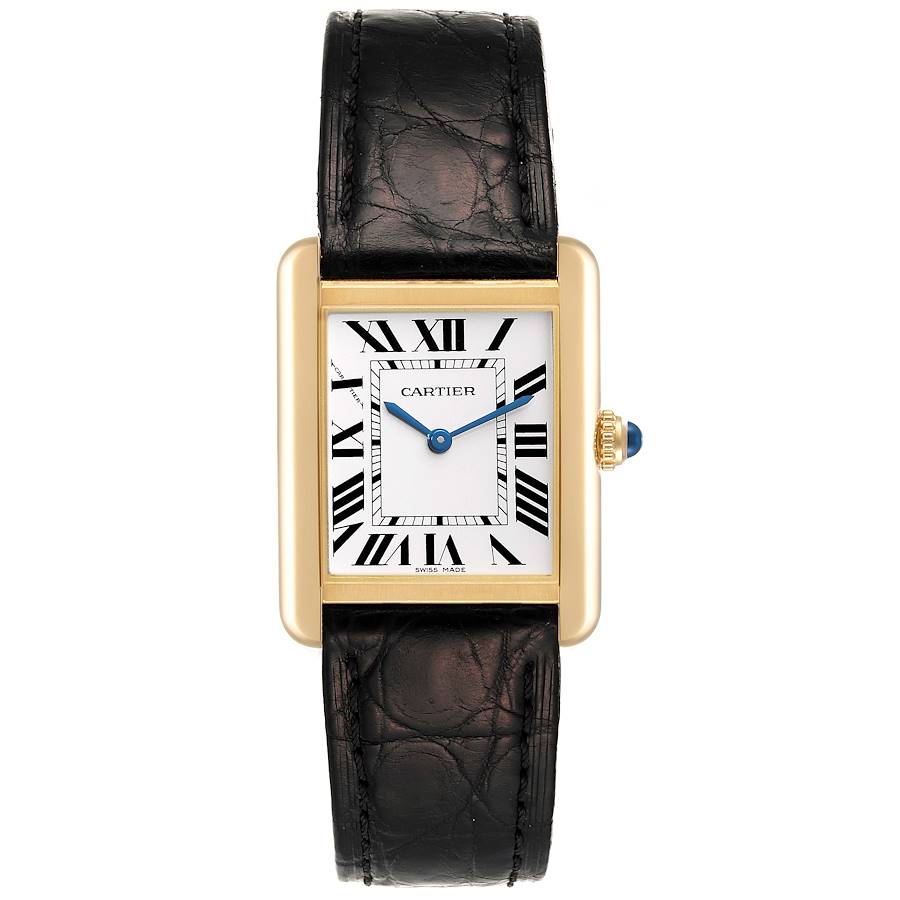 CARTIER W5200002 TANK SOLO 18K YELLOW GOLD BRAND NEW