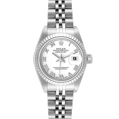 Photo of Rolex Datejust Steel White Gold Ladies Watch 79174 Papers