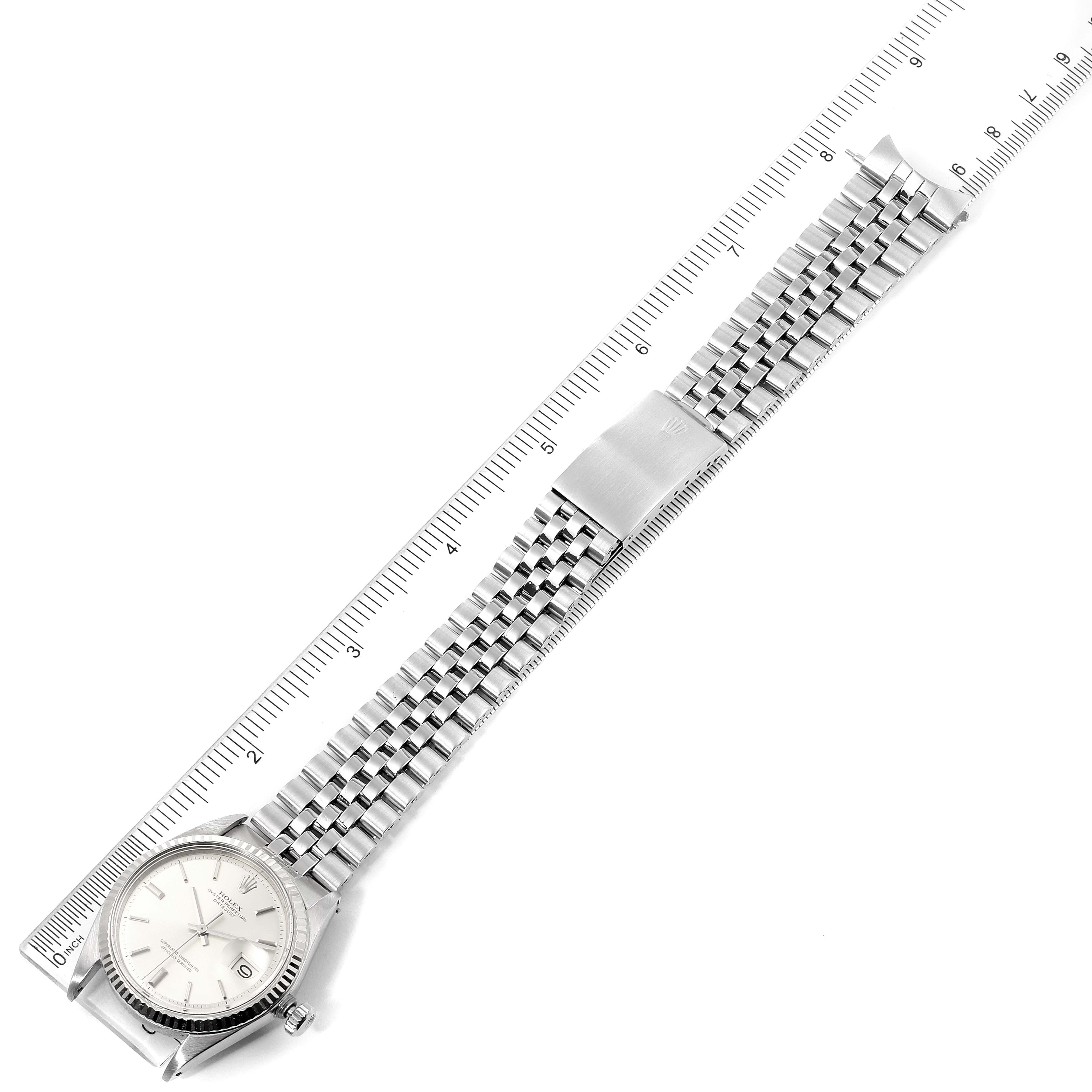 rolex 1601 silver dial