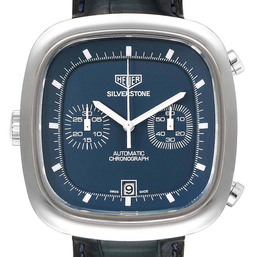 Tag Heuer Silverstone Blue Dial Limited Edition Mens Watch CAM2110 Card SwissWatchExpo