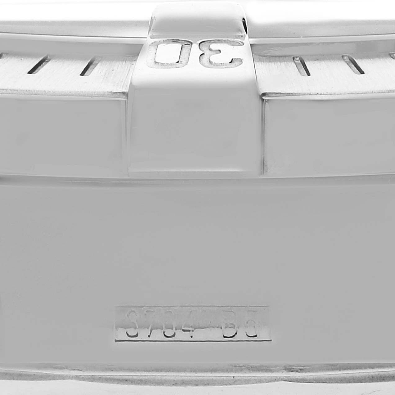 The image shows a close-up of the bezel with the "30" mark and the model number of the Breitling Superocean A17360 Men's Stainless Steel Black Dial A17360 Men's Stainless Steel Black Dial watch.