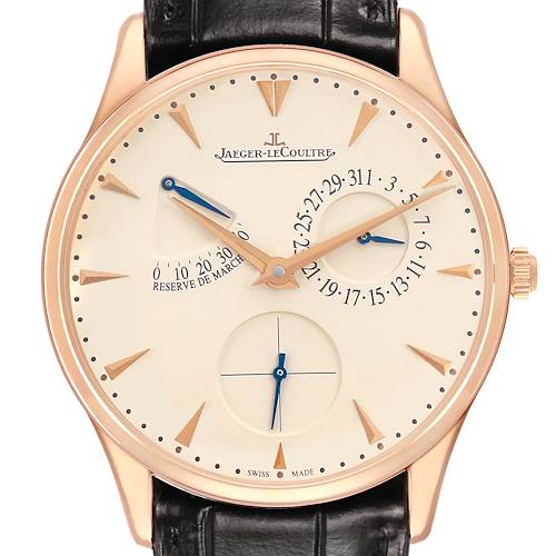 Photo of Jaeger Lecoultre Master Ultra Thin Rose Gold Mens Watch Q1372520