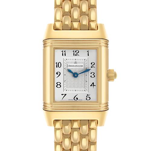 Photo of Jaeger LeCoultre Reverso Duetto Yellow Gold Diamond Watch 266.1.11 Q2661110