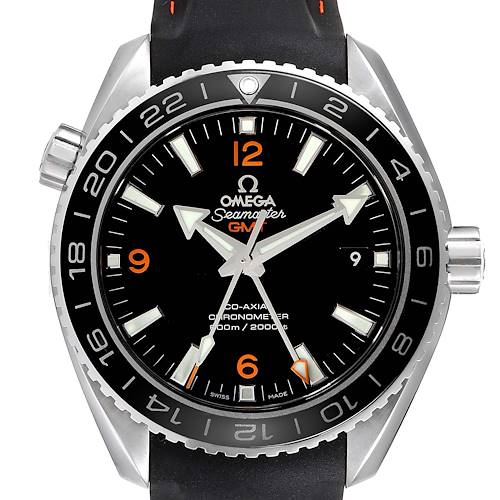Photo of Omega Seamaster Planet Ocean GMT 600m Steel Mens Watch 232.32.44.22.01.002 Box Card