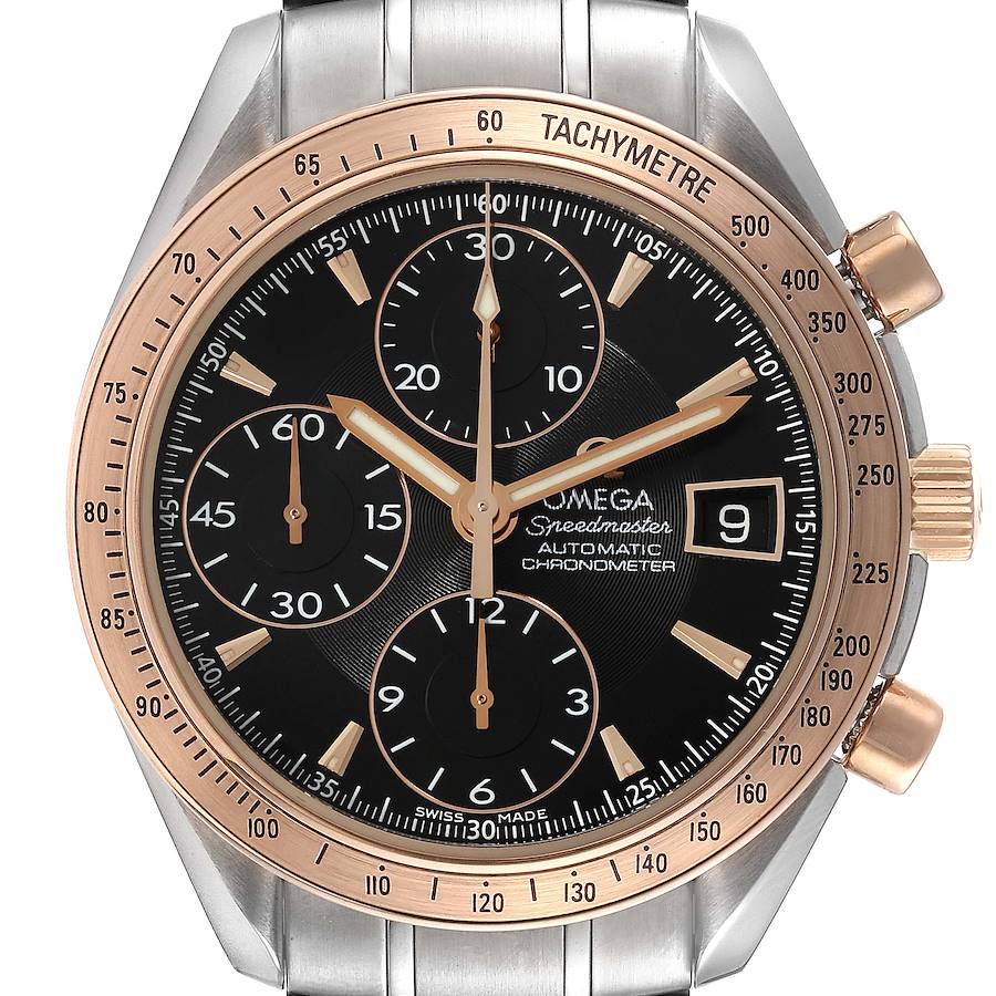 Omega Speedmaster 8157 Steel Rose Gold Watch 323.21.40.40.01.001 SwissWatchExpo