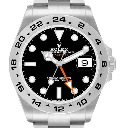 Photo of Rolex Explorer II 42mm Black Dial Automatic Steel Mens Watch 226570