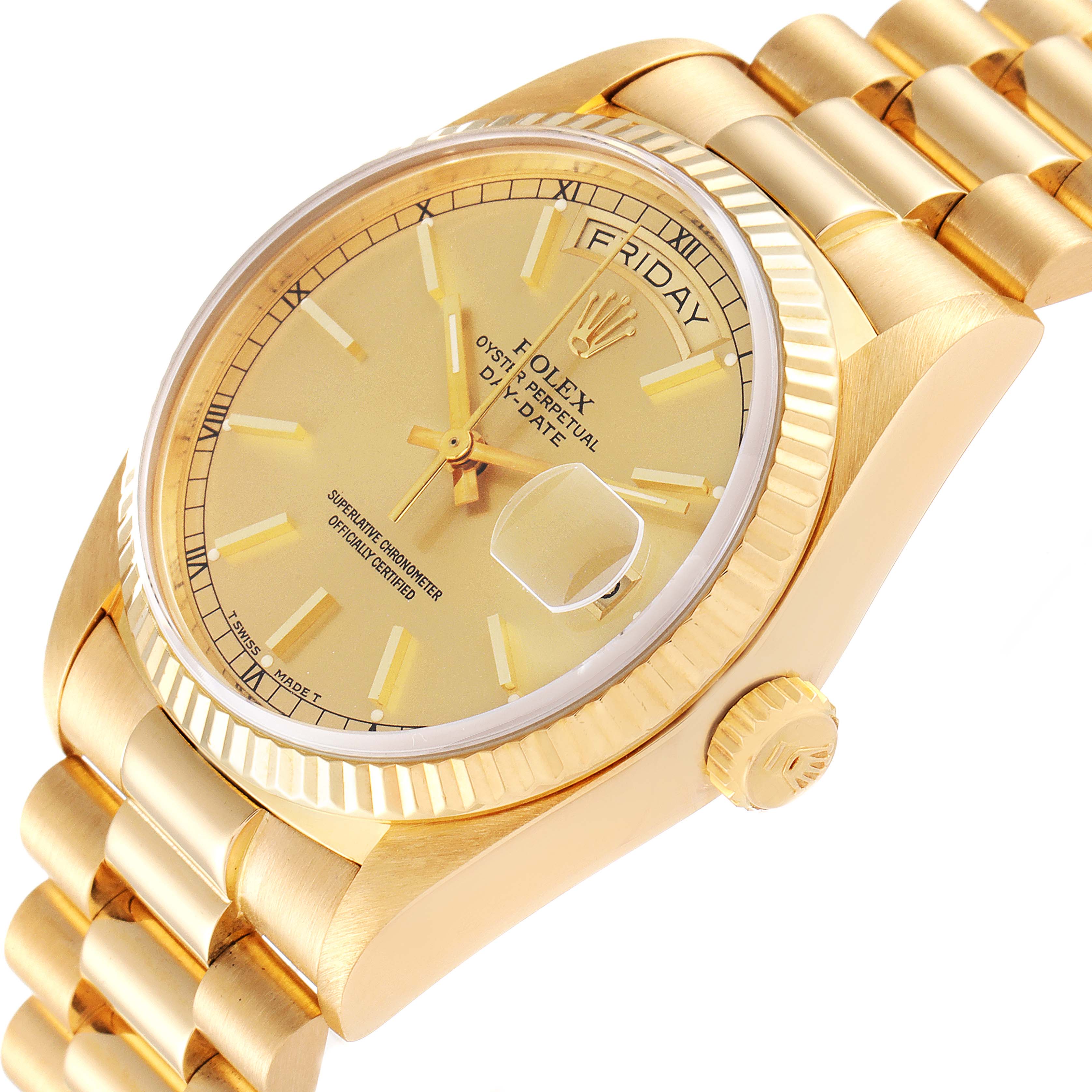 Rolex President Yellow Gold 18038 | Stock 39584 | SwissWatchExpo