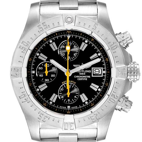 Photo of Breitling Avenger Skyland Code Yellow Limited Edition Watch A13380 Box Papers