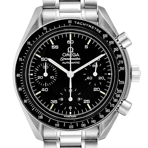 Photo of Omega Speedmaster Reduced Hesalite Crystal Automatic Mens Watch 3510.50.00