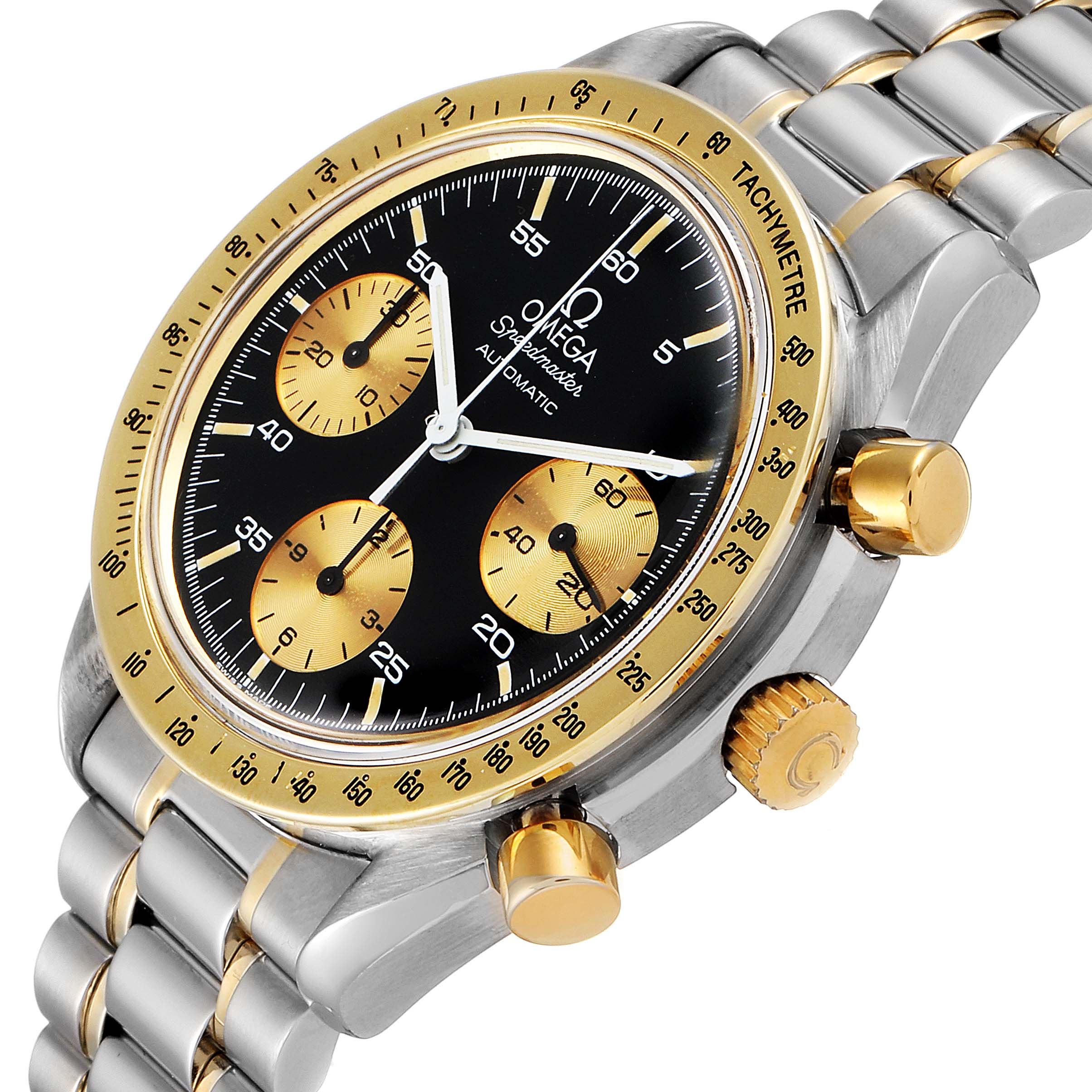 omega speedmaster yellow gold