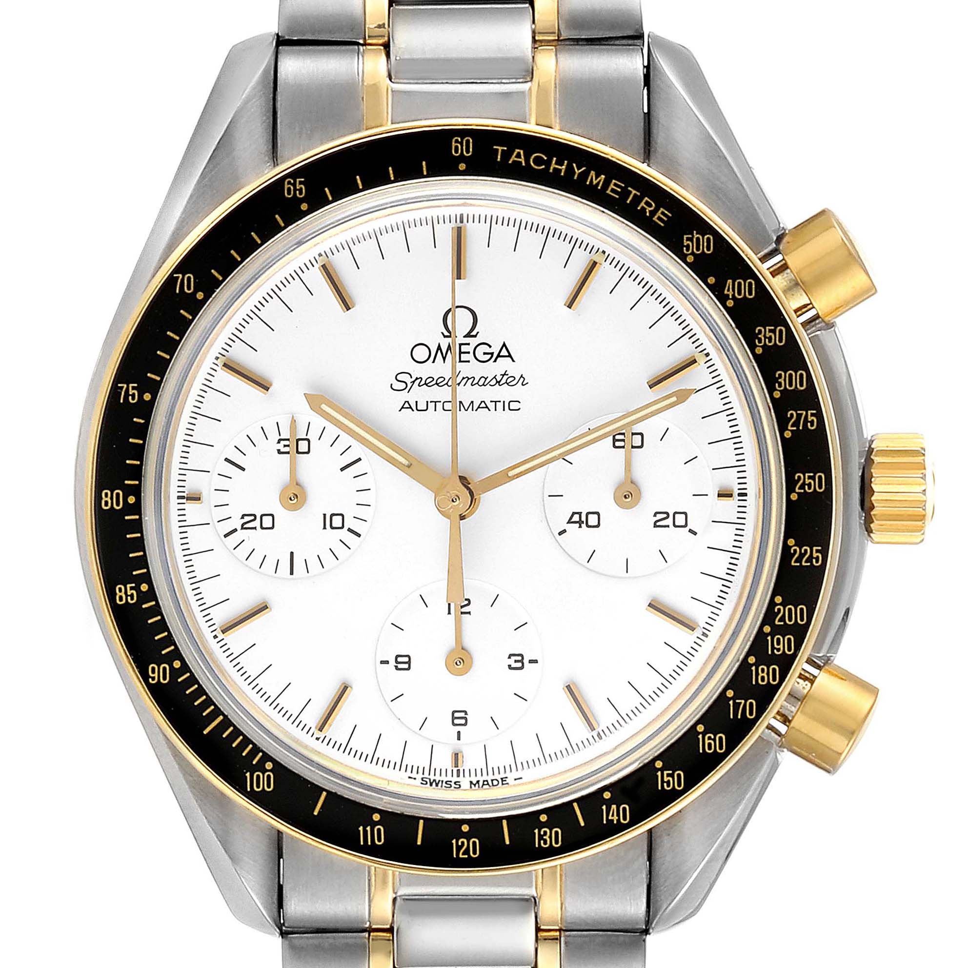 omega speedmaster gold and steel