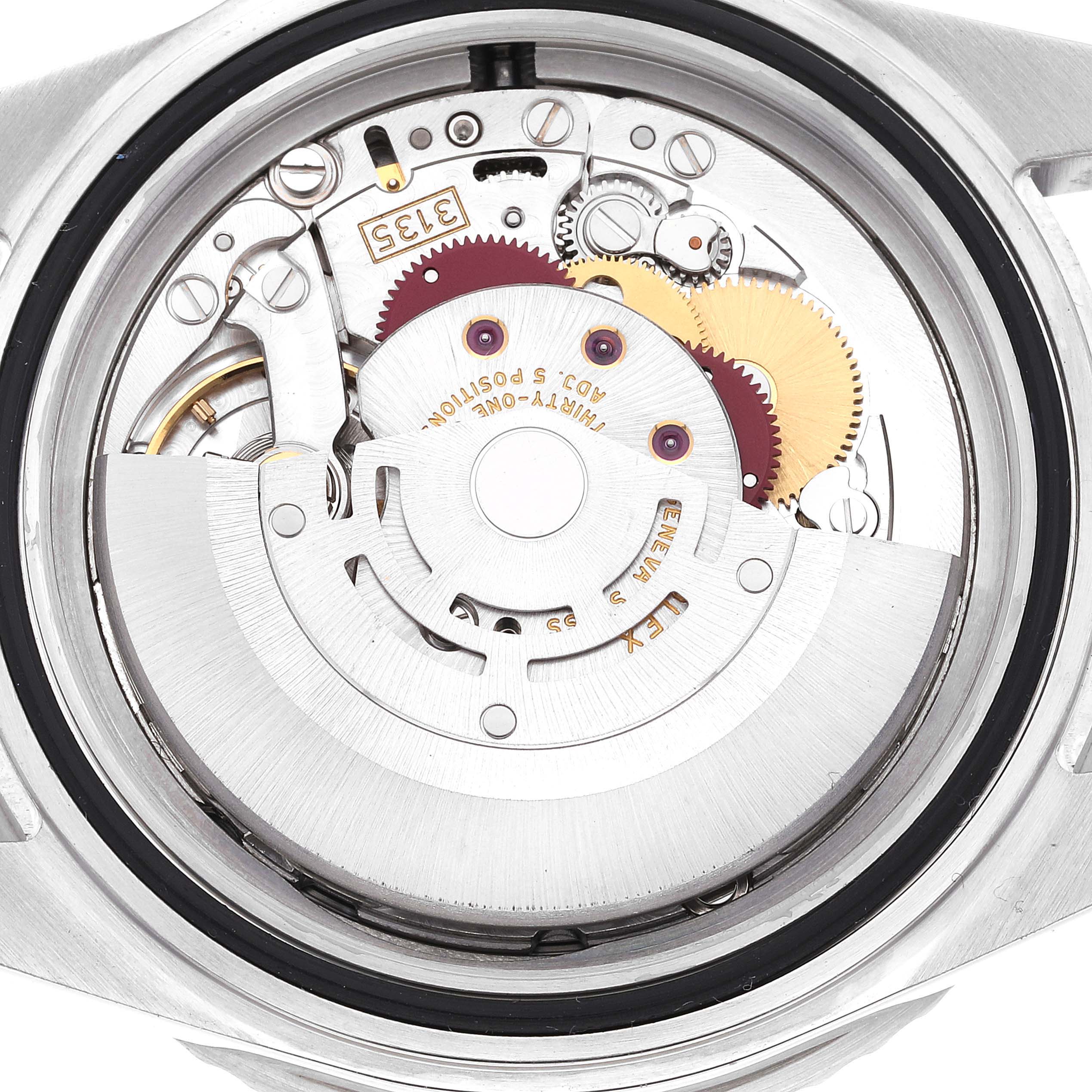 This image shows the internal mechanical movement of a Rolex Submariner 16610T Men's Stainless Steel Black Dial 16610T Men's Stainless Steel Black Dial watch, viewed from the back.