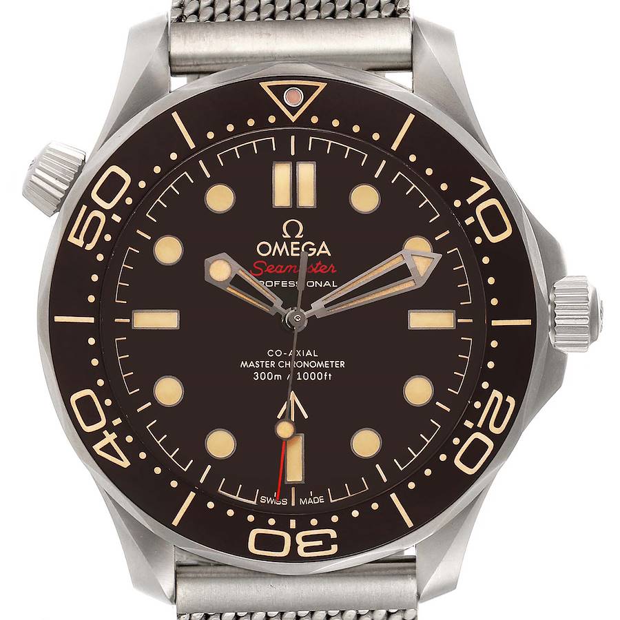 Omega Seamaster 300M 007 Edition Titanium Mens Watch 210.90.42.20.01.001 Unworn SwissWatchExpo