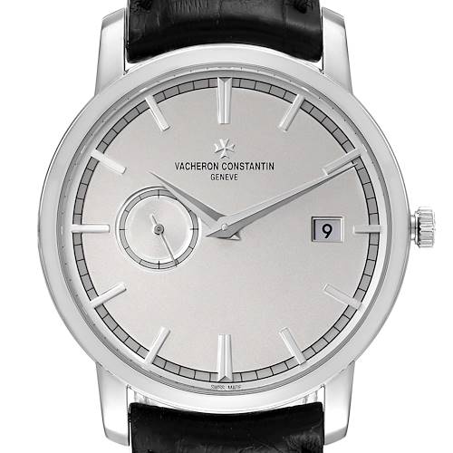 Photo of Vacheron Constantin Traditionnelle White Gold Mens Watch 87172 Box Papers