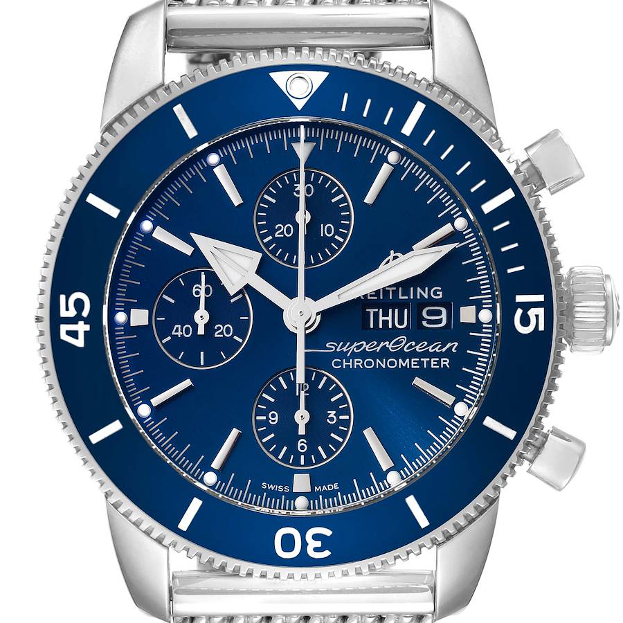 NOT FOR SALE Breitling SuperOcean Heritage II Chrono Blue Dial Mens Watch A13313 Box Card PARTIAL PAYMENT SwissWatchExpo