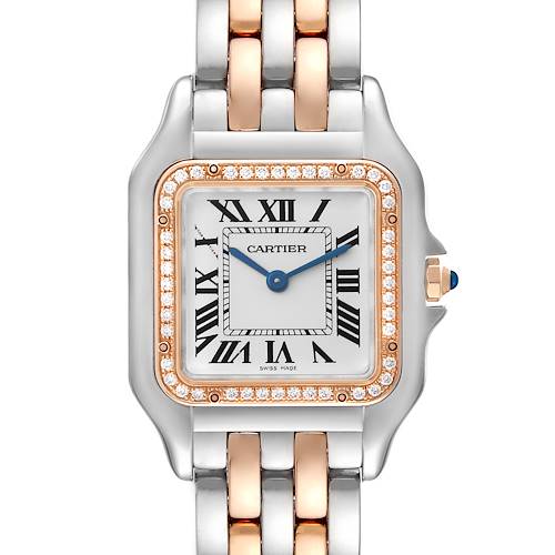 Photo of Cartier Panthere Medium Steel Rose Gold Diamond Ladies Watch W3PN0007