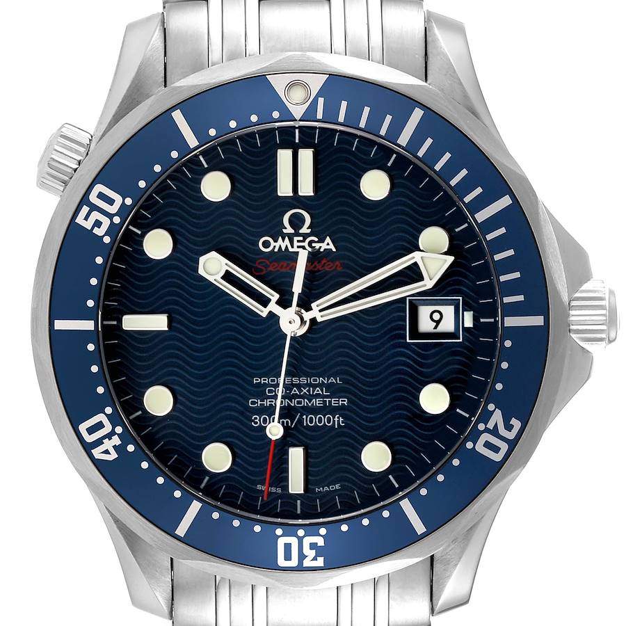 Omega Seamaster Diver 300M James Bond Steel Mens Watch 2220.80.00 Box Card SwissWatchExpo