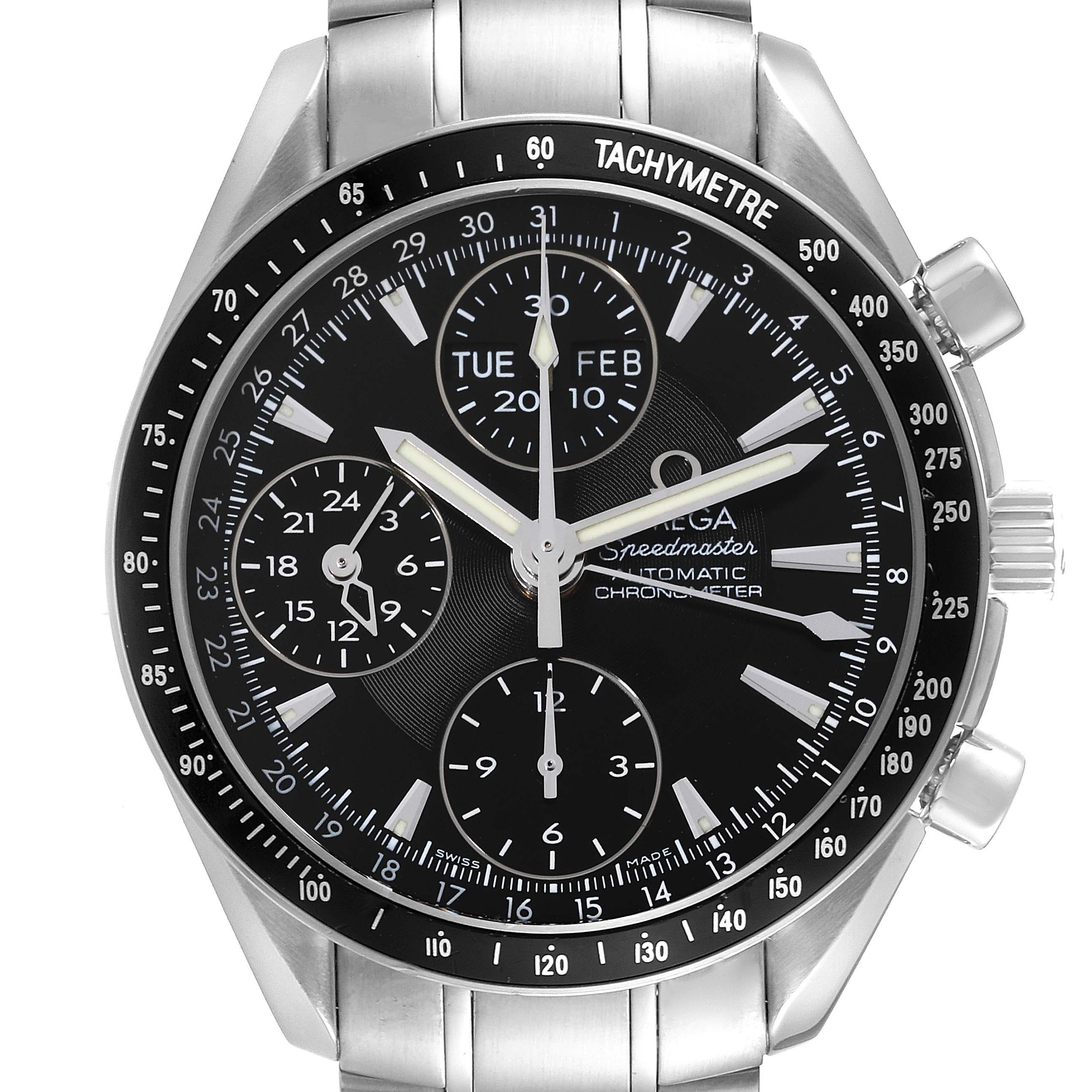 OMEGA Speedmaster 自動巻き腕時計 3220.50 Omega - Speedmaster Day-Date : 3220.50 : SOLD OUT : black