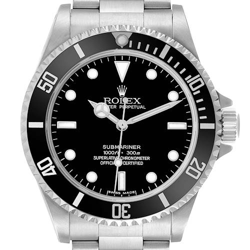 Photo of Rolex Submariner Steel Non-Date 4 Liner Mens Watch 14060
