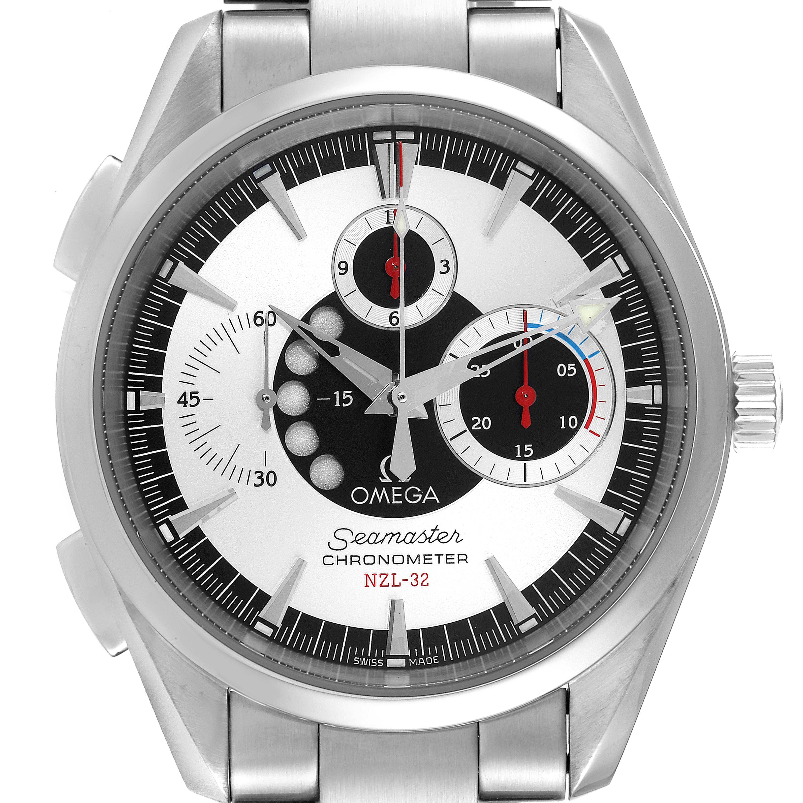 The Omega Aqua Terra 2513.30.00 Men
s Stainless Steel Silver Dial 2513.30.00 Men
s Stainless Steel Silver Dial model is shown from a front angle, featuring the watch face, bezel, and part of the metal bracelet.