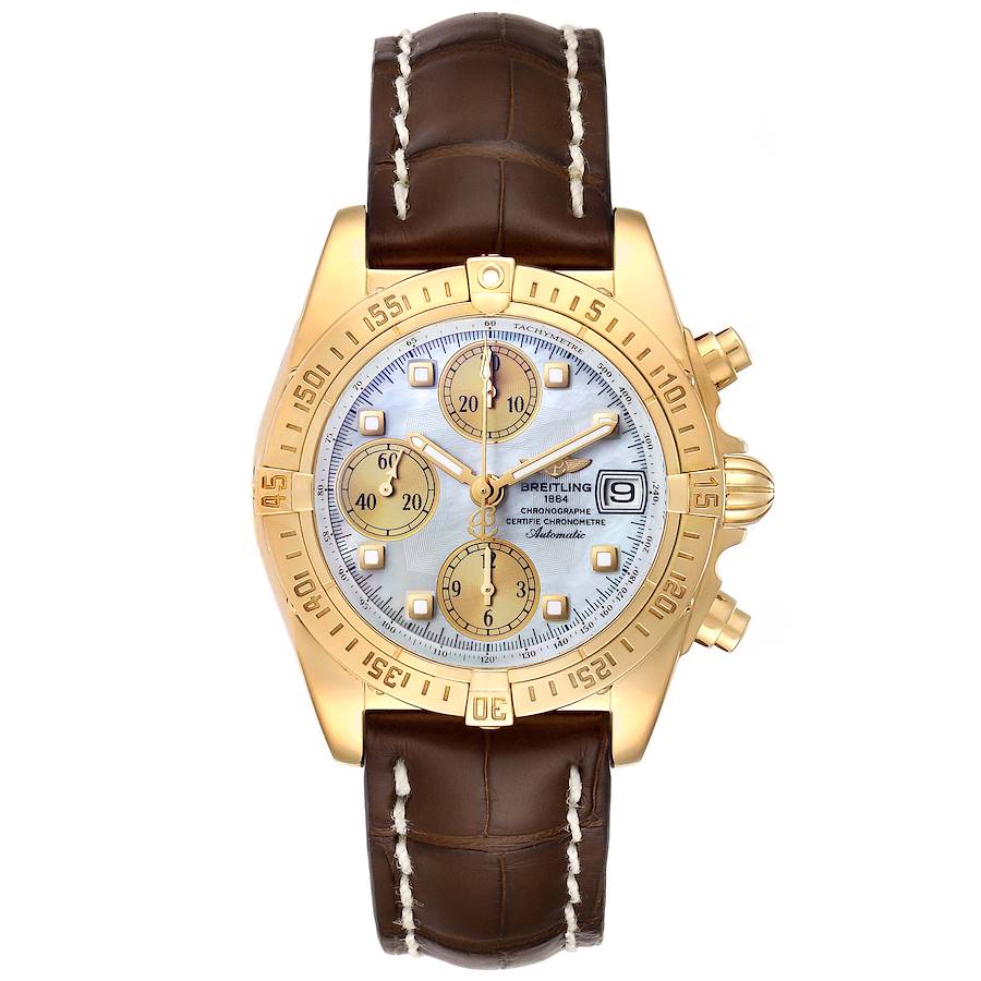 Mens gold best sale breitling watches