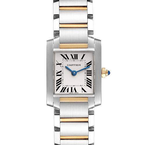 Photo of Cartier Tank Francaise Small Steel Yellow Gold Ladies Watch W51007Q4