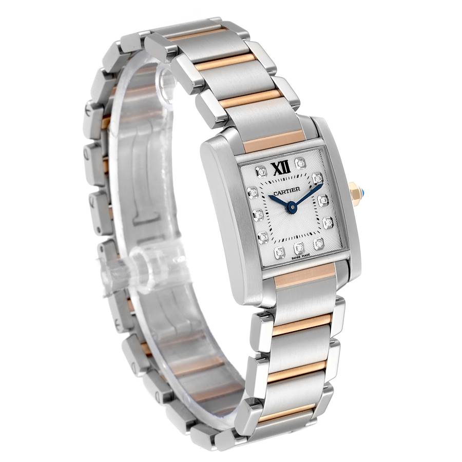 Cartier tank francaise rose gold hotsell