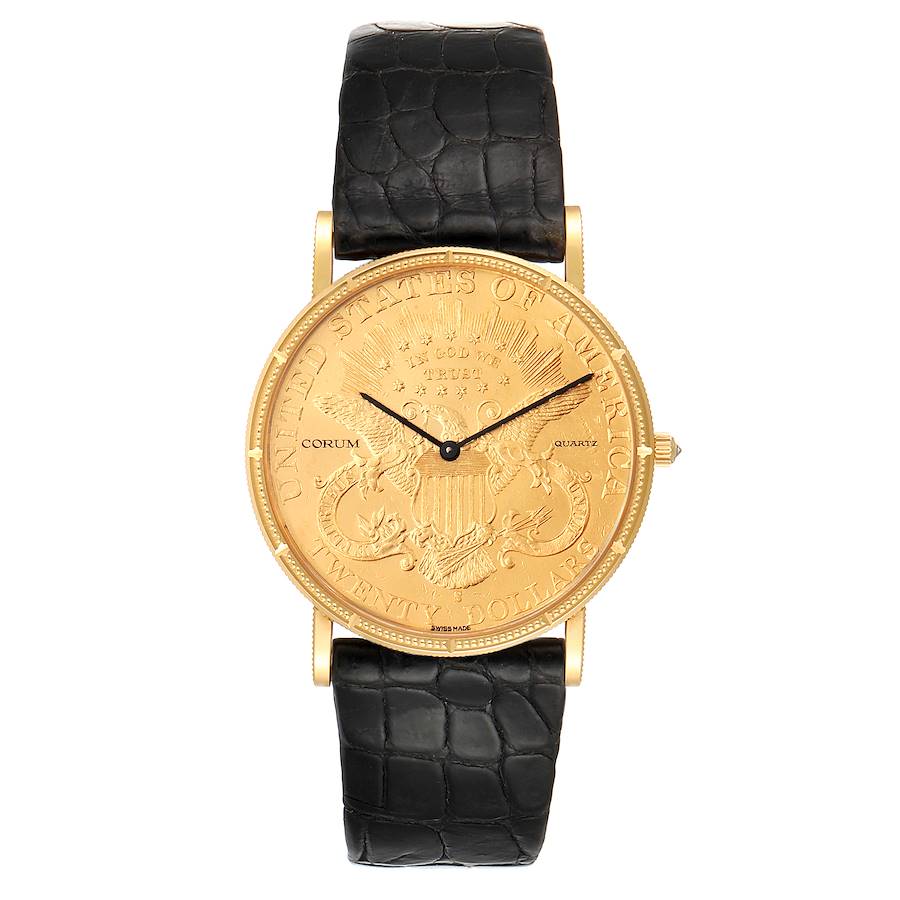 Corum 20 Dollars Double Eagle Yellow Gold Coin Year 1894 Mens