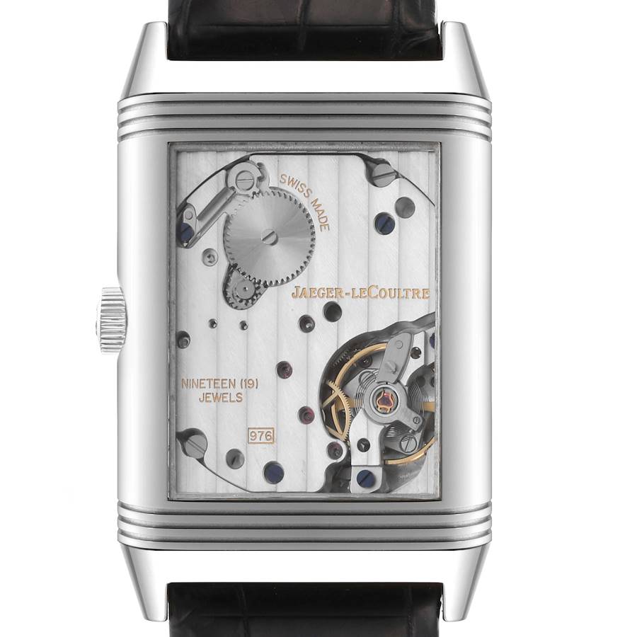 Jaeger LeCoultre Reverso Grande Steel Mens Watch 273.8.04 Q3738420 SwissWatchExpo