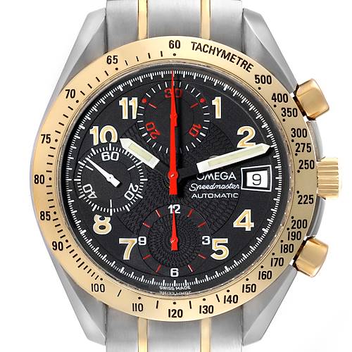 Photo of Omega Speedmaster Mark 40 Steel Yellow Gold Automatic Mens Watch 3313.53.00