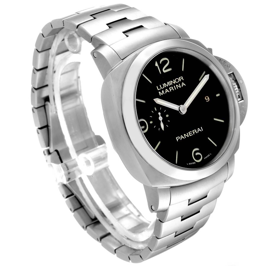 Panerai Luminor 1950 3 Days 44mm Steel Mens Watch PAM00328 Box