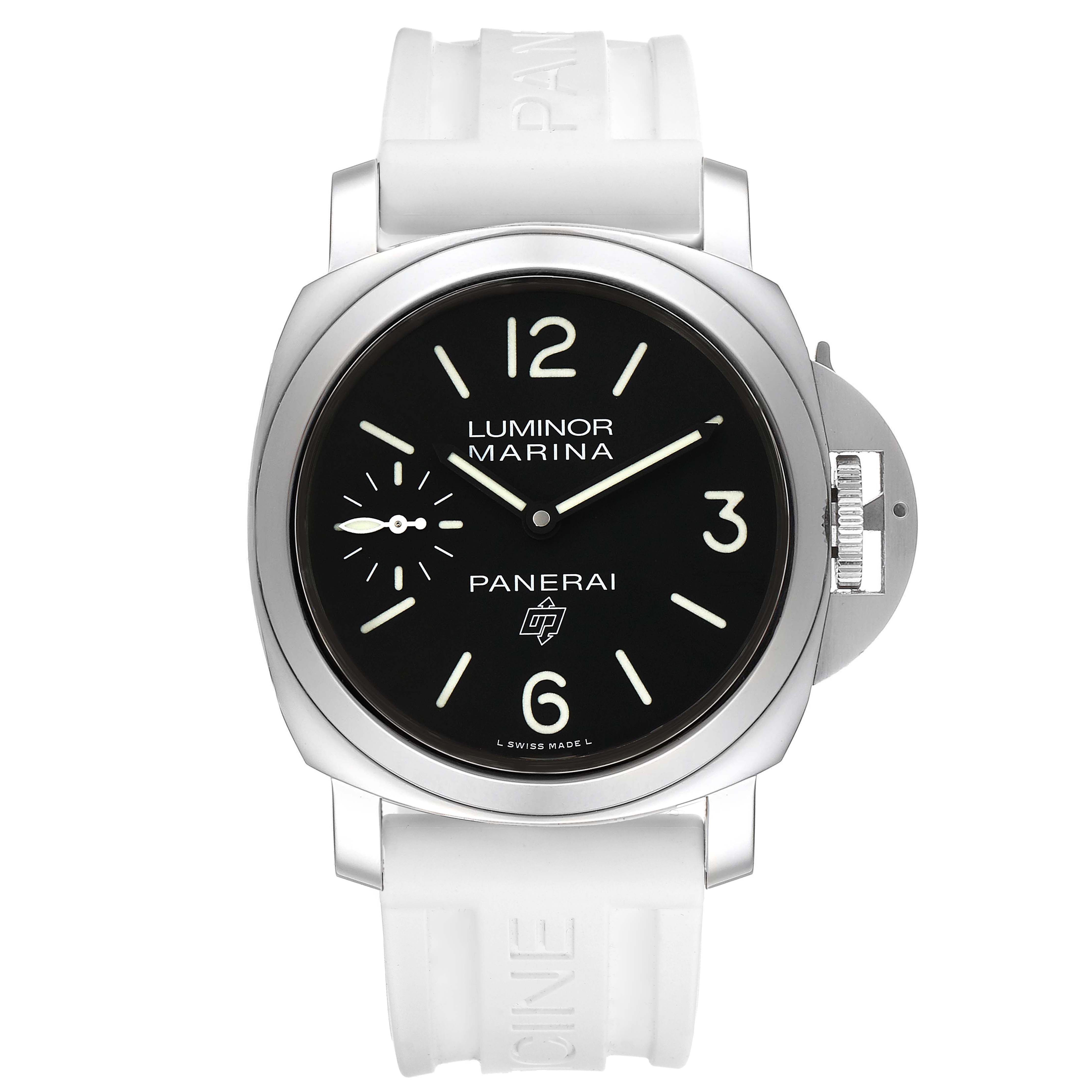 Panerai Luminor Marina 44mm Steel Mens Watch PAM00776 Box Card