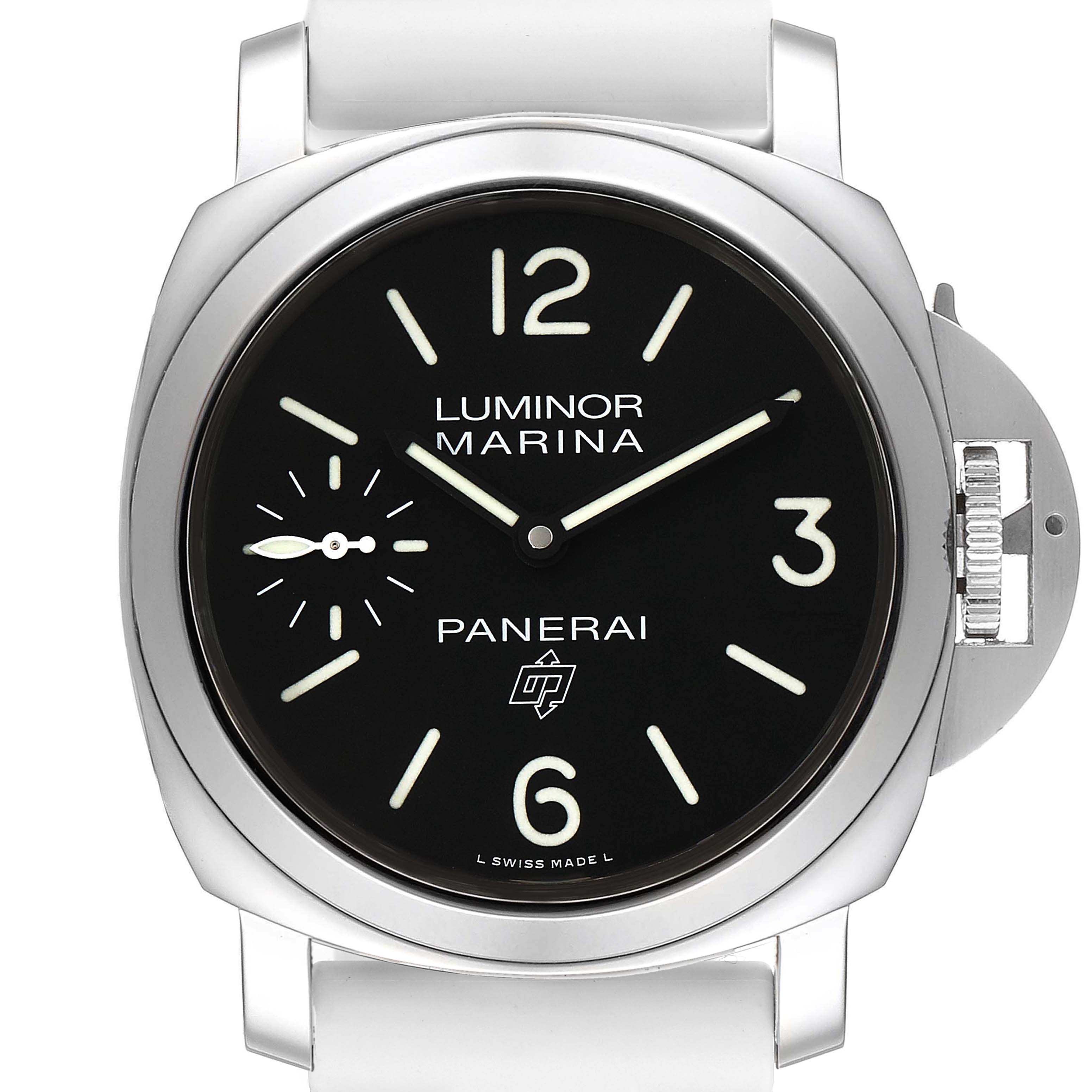 Panerai Luminor Marina 44mm Steel Mens Watch PAM00776 Box Card ...