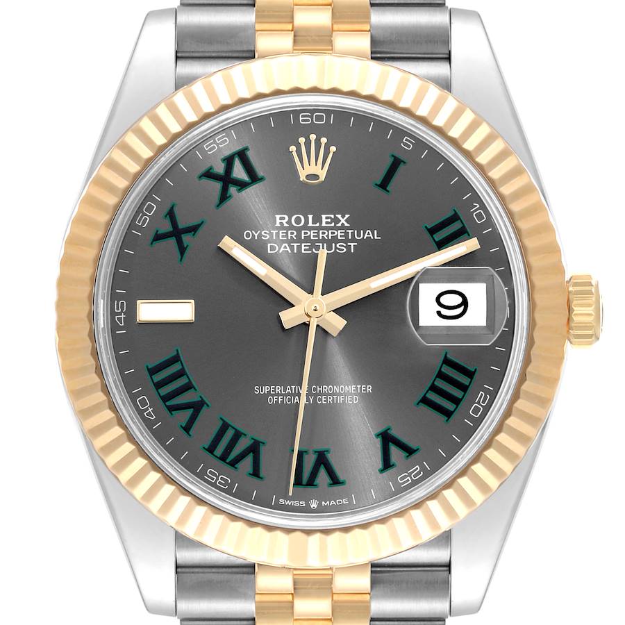 NOT FOR SALE - Rolex Datejust 41 Steel Yellow Gold Wimbledon Dial Mens Watch 126333 Box Card PARTIAL PAYMENT SwissWatchExpo